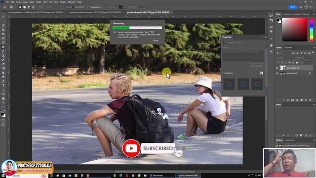 Photoshop CC 2024 Công Cụ Mới Remove Tool & Generative Fill ? MrTriet Photoshop Tutorials смотреть онлайн