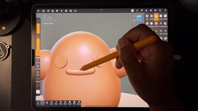 EASY Nomad Sculpt Tutorial for Beginners! 3D Modeling on iPad Pro / Android Tablet смотреть онлайн