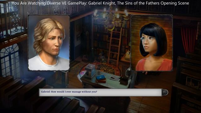 001 Gabriel Knight: Sins of the Fathers Opening Credits and Start of Game смотреть онлайн