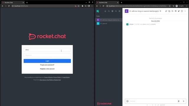 Rocket.chat ... RCE Vulnerabity смотреть онлайн