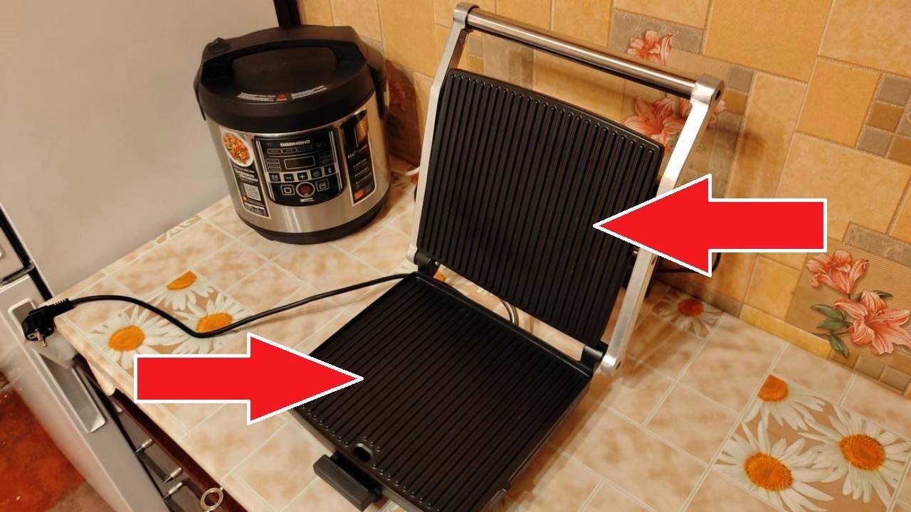 Гриль с хорошим антипригарным покрытием смотреть онлайн