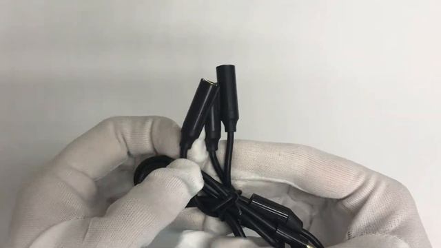 Cable de audio estereo 3x Jack 3.5mm hembra a 3.5mm 0.50 Metros Negro distribuido por CABLEPELADO ® смотреть онлайн