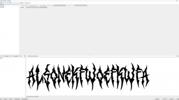Making Gorewild font from sketch to final - free black metal font