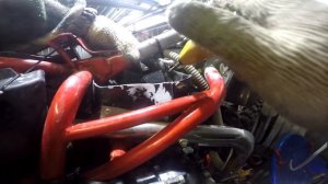 В гараже #6. Работает на холостых, а на открытом газе глохнет. Устраняю течь бака Ирбис ТТР 125.