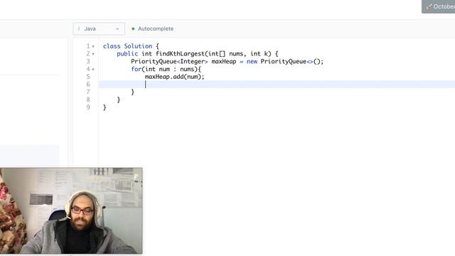 215. Kth Largest Element in an Array (Leetcode 215) in java (Arabic Version) смотреть онлайн