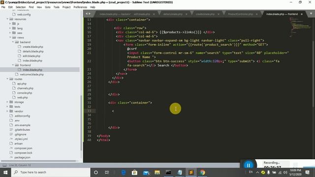 Laravel Pagination and Search смотреть онлайн