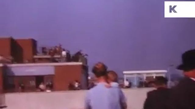 1960s Heathrow Airport, Planes, Colour Home Movie Footage смотреть онлайн