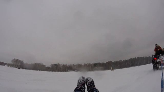 зимние квадромотопокатушки на льду Сухой реки-3 смотреть онлайн