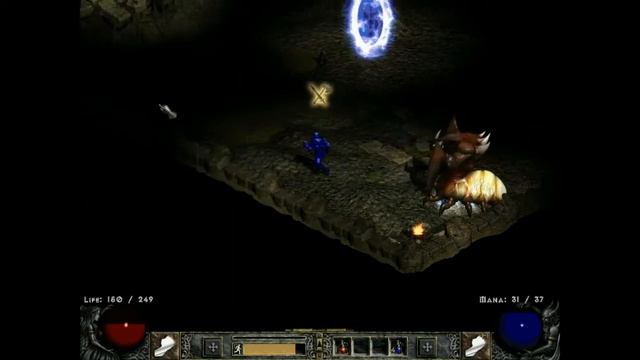 Diablo 2 Nude Challenge: Barbarian, Duriel Fight смотреть онлайн
