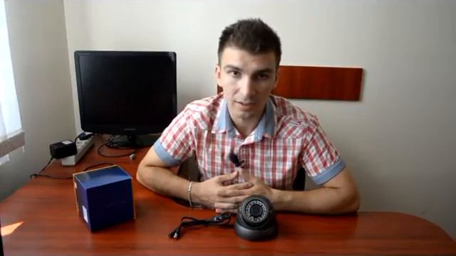 Наружная купольная цветная охранная камера видеонаблюдения, 700 TVL, ИK до 30 метров модели LIRDC