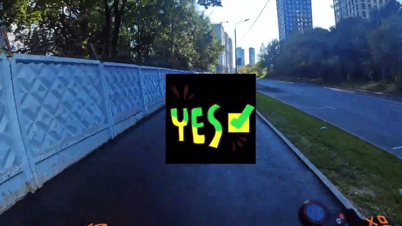 Electricscooter In The City  #syccybagepard Снова сбривают асфальт.