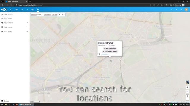How to use Maps app in Nextcloud смотреть онлайн