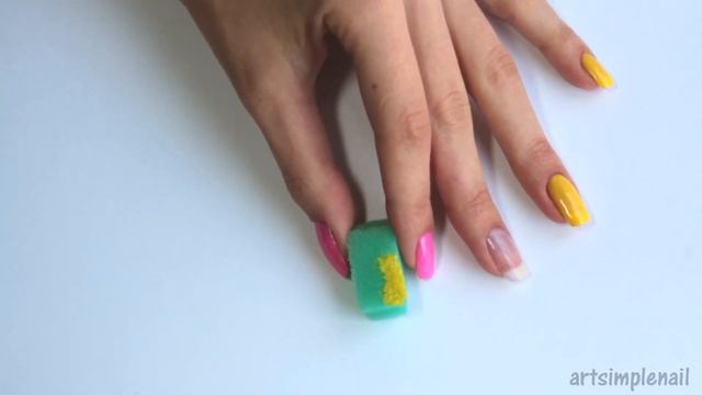 Яркий неоновый маникюр Градиент | NEON Ombre Gradient Nails смотреть онлайн