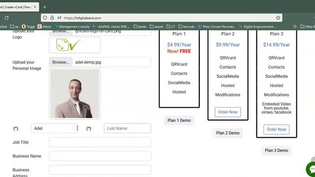Create Your Own QR VCard 100% FREE смотреть онлайн