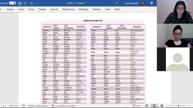 Ingles Corporativo-CLASS 11-simple past-regular verbs -irregular verbs-activity-P3-01-8-9-PM-01-22 смотреть онлайн