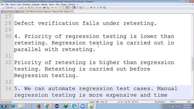 22 Difference between Regression Testing and Rest Testing смотреть онлайн