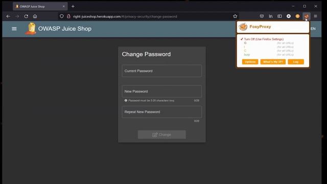 Owasp Juice shop | Level 5 change benders pw смотреть онлайн