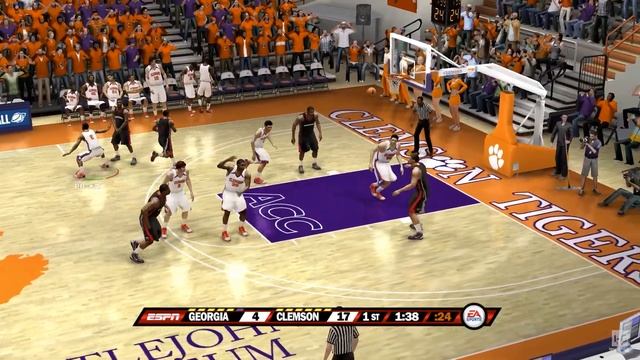 NCAA Basketball 10 - PS3 Gameplay (1080p60fps) смотреть онлайн