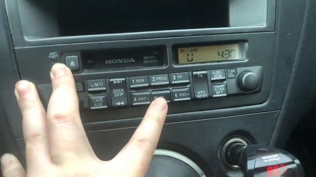 Honda Civic 2001-2005 set radio clock смотреть онлайн
