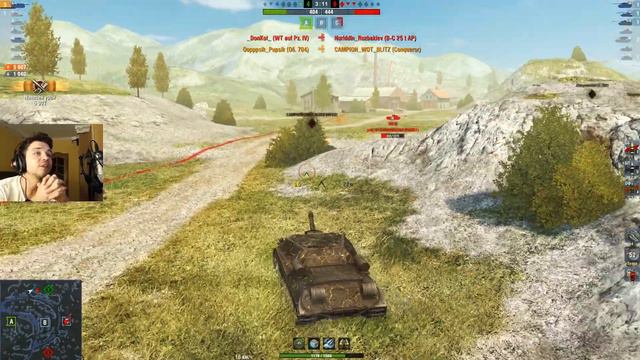 WoT Blitz - Лучший бой Объект 704. Когда ОФИГЕЛИ все - World of Tanks Blitz (WoTB) смотреть онлайн