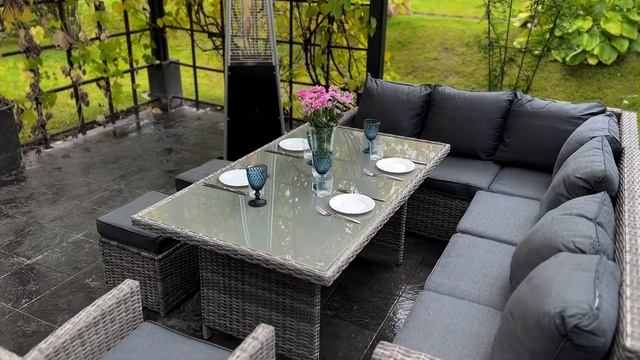 ZORRO PLUS серый комплект мебели из искусственного ротанга | ROYAL FAMILY смотреть онлайн