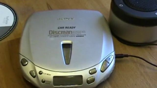 Sony Discman CD Audio Book Player 'Resume Play' re-starts CD from where you stopped, like a tape смотреть онлайн