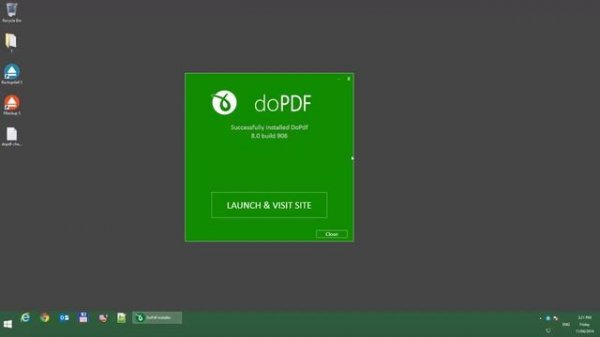 Установка doPDF