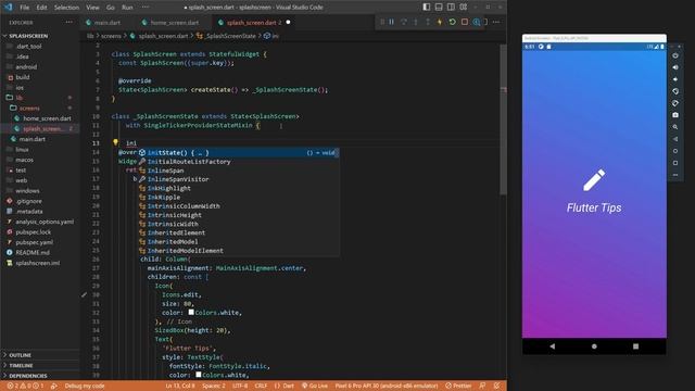 How to Create a Stunning Splash Screen in Flutter смотреть онлайн