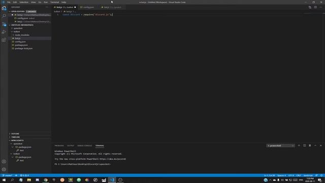 How to make your own discord bot #1 | Getting your bot online and in server смотреть онлайн