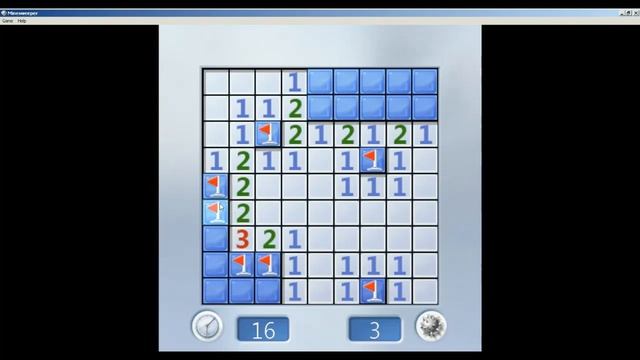 Windows 7 Minesweeper - Beginner Difficulty [0:29.00] смотреть онлайн