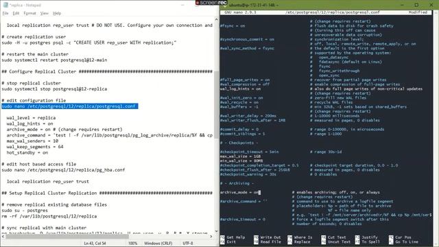 Postgres Replication Demo | Postgres 12 | Ubuntu | Physical Replication смотреть онлайн
