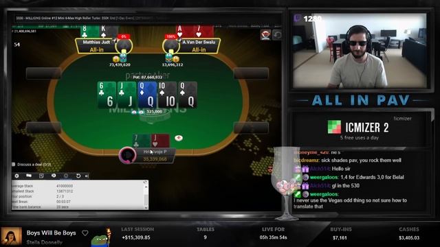 FINAL TABLE $530 6-Max High Roller! смотреть онлайн