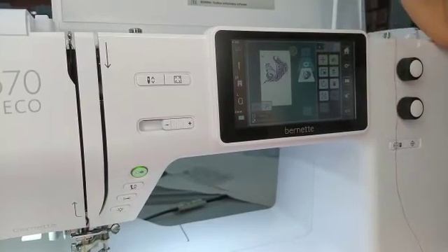 bernette b70 DECO вышивальная машина смотреть онлайн