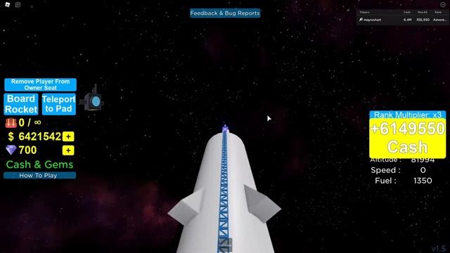 I Bought Max Elite Rank - 3-2-1 Blast Off Simulator Roblox смотреть онлайн