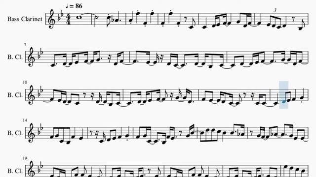 Bass Clarinet Sheet Music: How to play Me and My Husband by Mitski смотреть онлайн