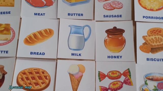 Food in English. Еда на английском языке для детей #food смотреть онлайн