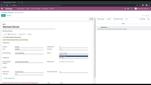 Backup ODOO database automatically [Local, Remote, Drive, Dropbox] смотреть онлайн