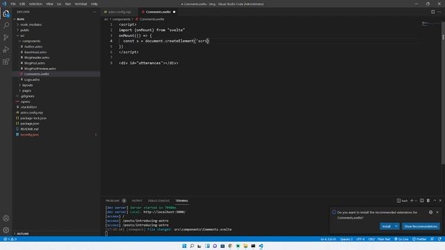 Increase community with comments on your Astro blog смотреть онлайн