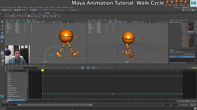 Maya Walk Cycle Tutorial - Complete | Character Animation Tutorial смотреть онлайн