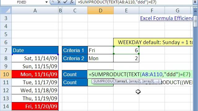 Excel Magic Trick 457: SUMPRODUCT & OR Criteria