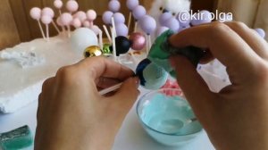 Покраска новогодних шаров в любой цвет! МАСТЕР-КЛАСС