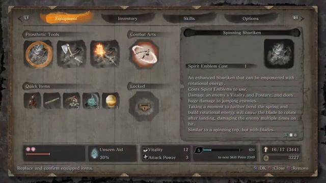 Git Gud-Sekiro gameplay 8 farming to build up my skills and stats смотреть онлайн