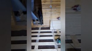 Утепление пола и потолка  керамзитом своими руками ./floor and ceiling insulation.