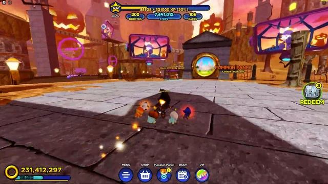 [Ghosts! & Pumpkin Hill!] Sonic Speed Simulator - Halloween - Roblox смотреть онлайн