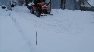 АМЖК-8,чистка снега начало