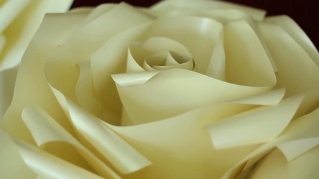 Видео мастер класс. Большие бумажные розы от Светланы Копцевой смотреть онлайн