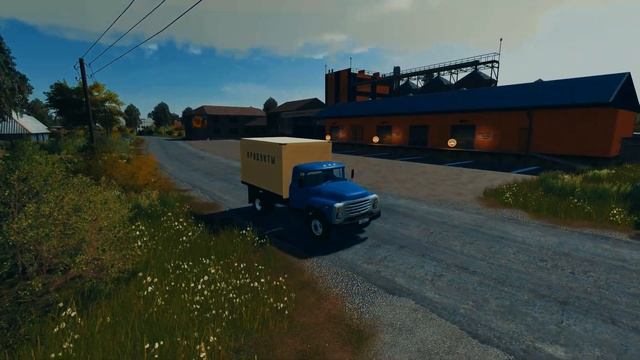 Farming Simulator 19 (CoursePlay+AutoDrive) Карта «Село Ягодное» Масло завод. смотреть онлайн