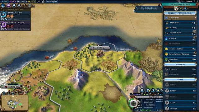 Civilization VI: German Empire, Deity, Culture Victory #2 смотреть онлайн