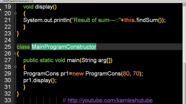 Java in Hindi - this to call Constructor смотреть онлайн