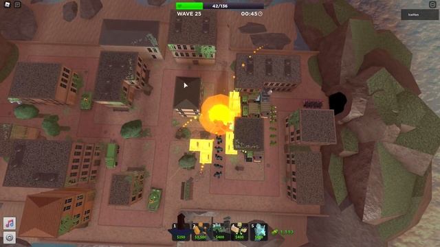 Solo Fallen Strat ( No Commander ) in tds | ROBLOX смотреть онлайн